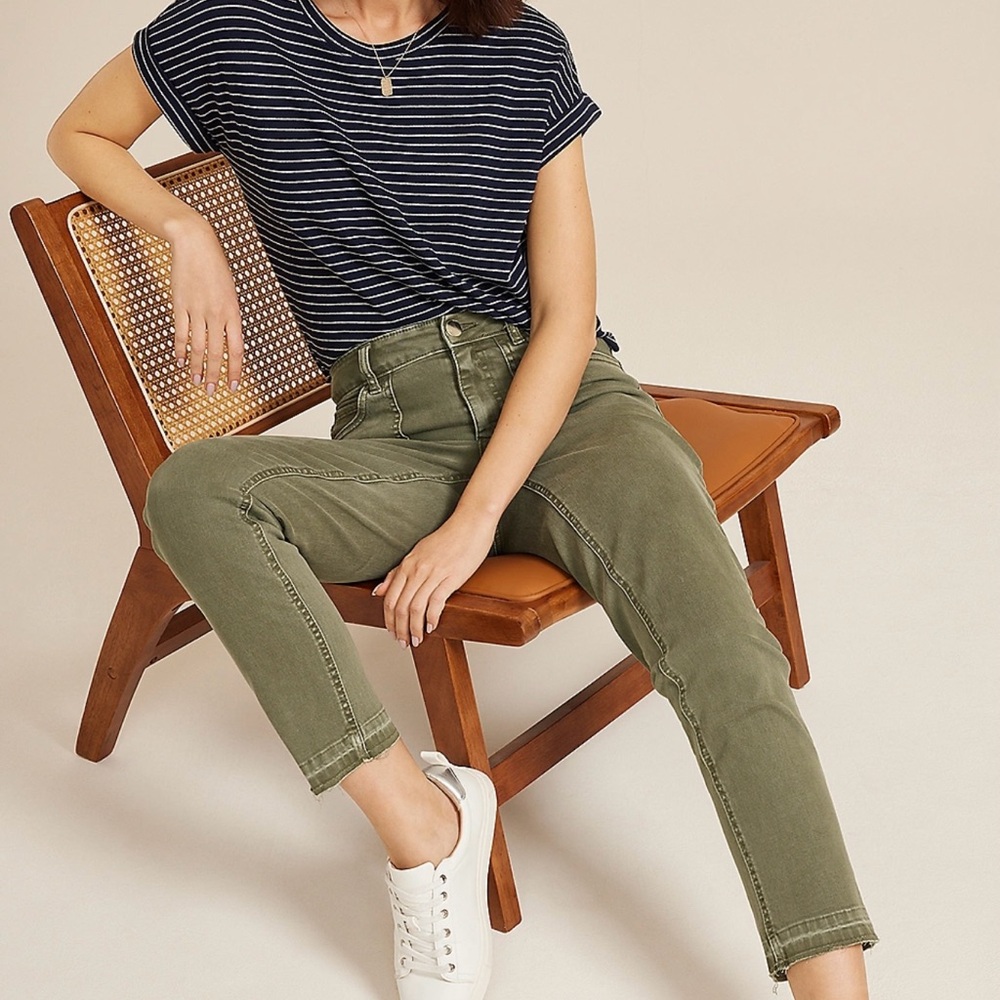 Maurices Olive Ankle Jeans